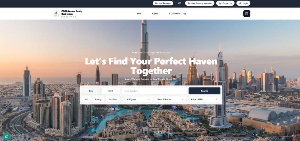 Zain Dubai interface preview